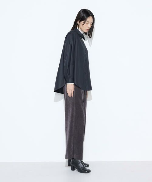 COMME CA COMFORT / コムサ・コンフォート（Lサイズ） シャツ・ブラウス | 〔 +サイズ 〕 マイクロスパン タックボリューム袖のブラウス | 詳細20