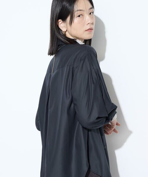 COMME CA COMFORT / コムサ・コンフォート（Lサイズ） シャツ・ブラウス | 〔 +サイズ 〕 マイクロスパン タックボリューム袖のブラウス | 詳細21