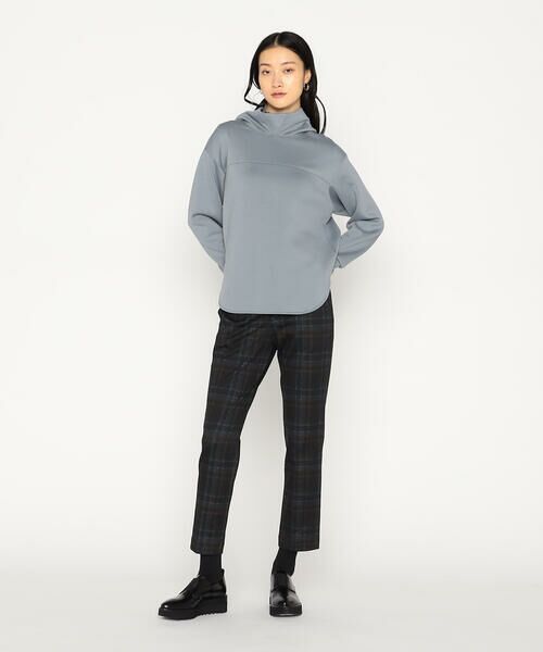 COMME CA COMFORT / コムサ・コンフォート（Lサイズ） カットソー | 〔 +サイズ 〕 レーヨンミックスダンボール フーディプルオーバー | 詳細1