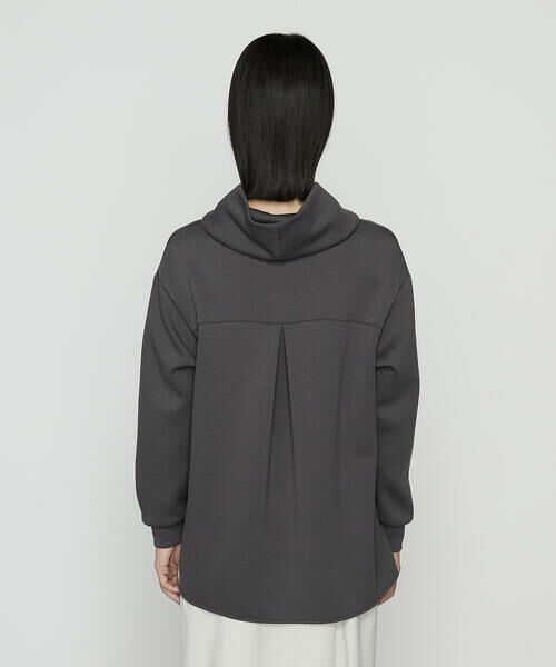 COMME CA COMFORT / コムサ・コンフォート（Lサイズ） カットソー | 〔 +サイズ 〕 レーヨンミックスダンボール フーディプルオーバー | 詳細6