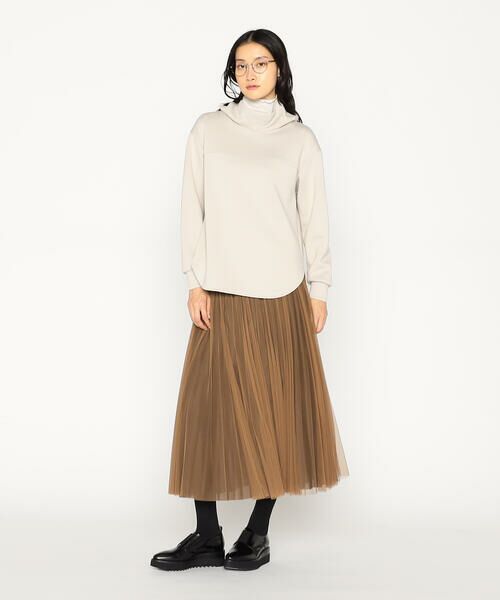 COMME CA COMFORT / コムサ・コンフォート（Lサイズ） カットソー | 〔 +サイズ 〕 レーヨンミックスダンボール フーディプルオーバー | 詳細17