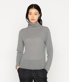 COMME CA COMFORT / コムサ・コンフォート（Lサイズ） カットソー | 〔 +サイズ 〕 シアーテレコ スキントップス