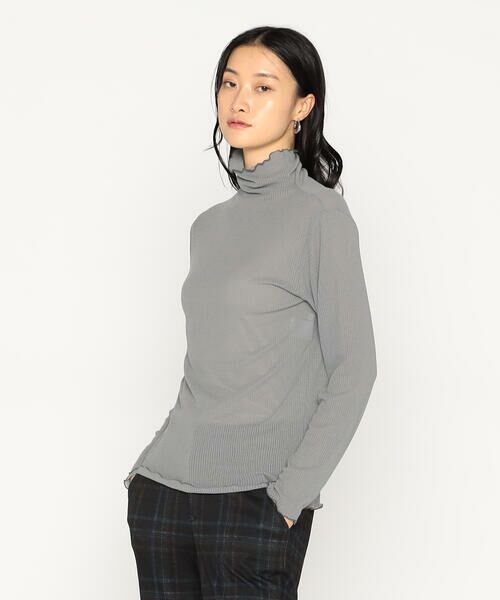 COMME CA COMFORT / コムサ・コンフォート（Lサイズ） カットソー | 〔 +サイズ 〕 シアーテレコ スキントップス | 詳細5