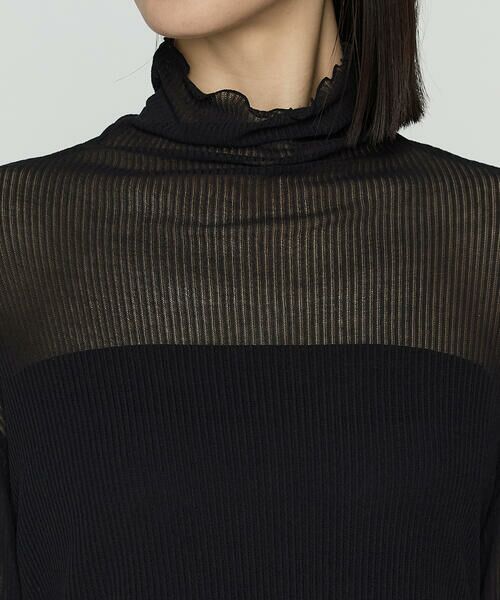 COMME CA COMFORT / コムサ・コンフォート（Lサイズ） カットソー | 〔 +サイズ 〕 シアーテレコ スキントップス | 詳細12