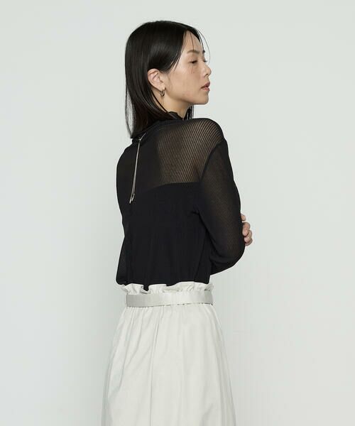 COMME CA COMFORT / コムサ・コンフォート（Lサイズ） カットソー | 〔 +サイズ 〕 シアーテレコ スキントップス | 詳細8