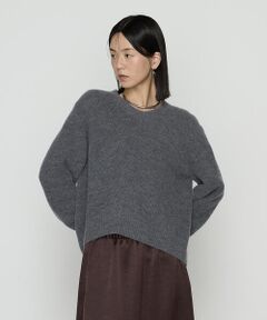 COMME CA COMFORT / コムサ・コンフォート（Lサイズ） ニット・セーター | 〔 +サイズ 〕 ウールタムヤーン  マシュマロニット