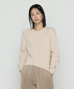 COMME CA COMFORT / コムサ・コンフォート（Lサイズ） ニット・セーター | 〔 +サイズ 〕 ウールタムヤーン  マシュマロニット