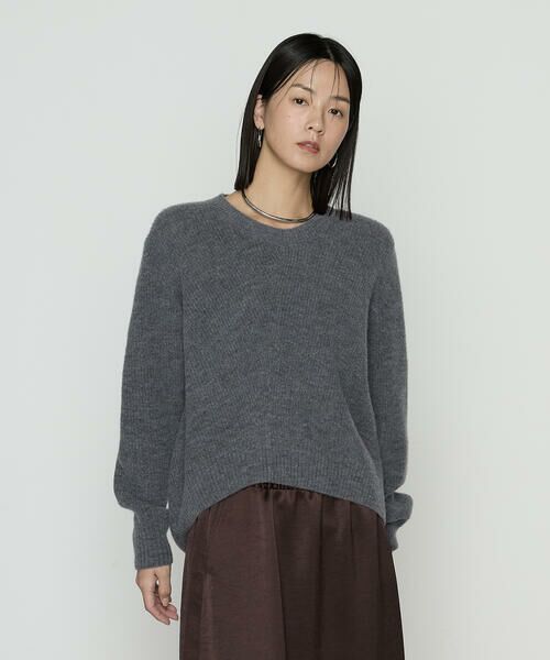 COMME CA COMFORT / コムサ・コンフォート（Lサイズ） ニット・セーター | 〔 +サイズ 〕 ウールタムヤーン  マシュマロニット | 詳細2