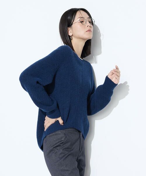 COMME CA COMFORT / コムサ・コンフォート（Lサイズ） ニット・セーター | 〔 +サイズ 〕 ウールタムヤーン  マシュマロニット | 詳細26