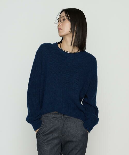 COMME CA COMFORT / コムサ・コンフォート（Lサイズ） ニット・セーター | 〔 +サイズ 〕 ウールタムヤーン  マシュマロニット | 詳細22