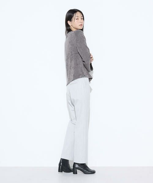 COMME CA COMFORT / コムサ・コンフォート（Lサイズ） ニット・セーター | 〔 +サイズ 〕 ストレッチモール マシュマロニットミラノリブセーター | 詳細10