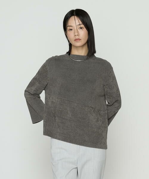 COMME CA COMFORT / コムサ・コンフォート（Lサイズ） ニット・セーター | 〔 +サイズ 〕 ストレッチモール マシュマロニットミラノリブセーター | 詳細2