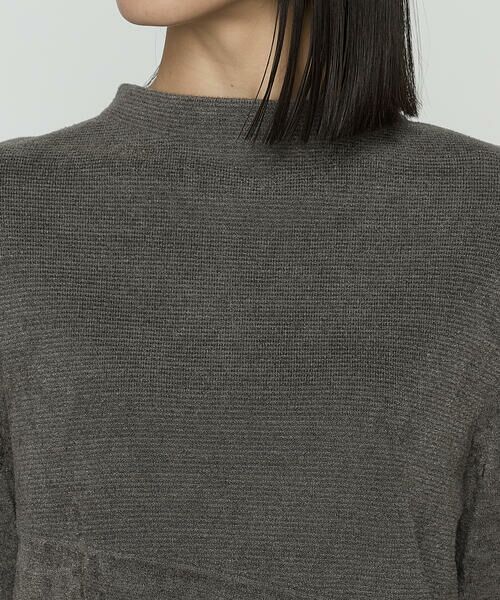 COMME CA COMFORT / コムサ・コンフォート（Lサイズ） ニット・セーター | 〔 +サイズ 〕 ストレッチモール マシュマロニットミラノリブセーター | 詳細6