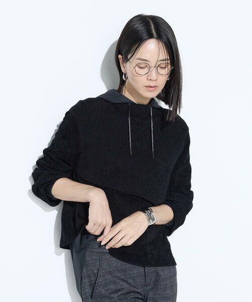 COMME CA COMFORT / コムサ・コンフォート（Lサイズ） ニット・セーター | 〔 +サイズ 〕 ストレッチモール マシュマロニットミラノリブセーター | 詳細19