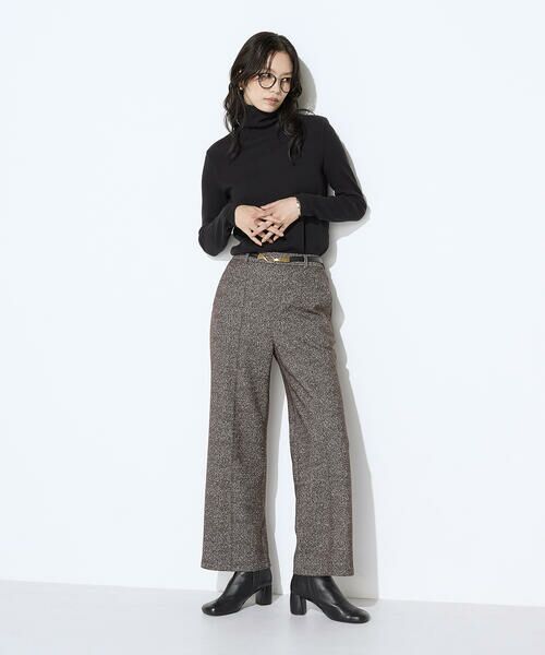 COMME CA COMFORT / コムサ・コンフォート（Lサイズ） その他パンツ | 〔 TALLサイズ 〕 ツイード柄リバージャージー パンツ | 詳細16