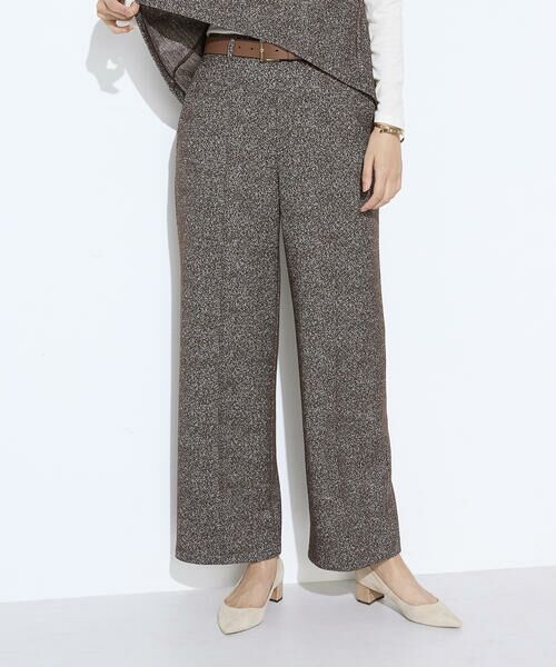 COMME CA COMFORT / コムサ・コンフォート（Lサイズ） その他パンツ | 〔 TALLサイズ 〕 ツイード柄リバージャージー パンツ | 詳細17