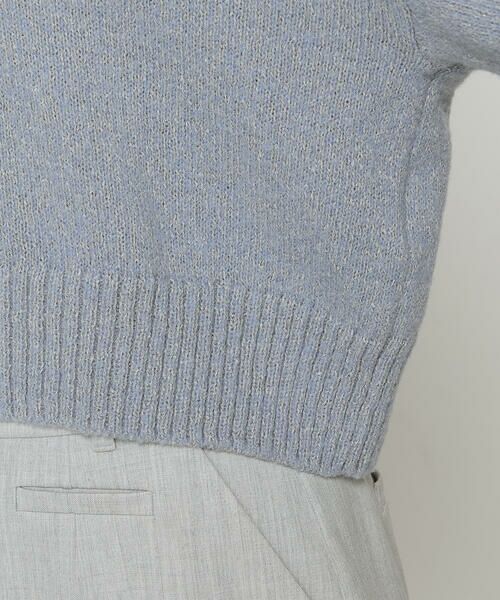 COMME CA COMFORT / コムサ・コンフォート（Lサイズ） ニット・セーター | 〔 TALLサイズ 〕 和紙ブークレー Vネックプルオーバー | 詳細26