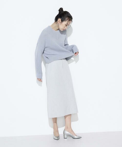 COMME CA COMFORT / コムサ・コンフォート（Lサイズ） ニット・セーター | 〔 TALLサイズ 〕 和紙ブークレー Vネックプルオーバー | 詳細28