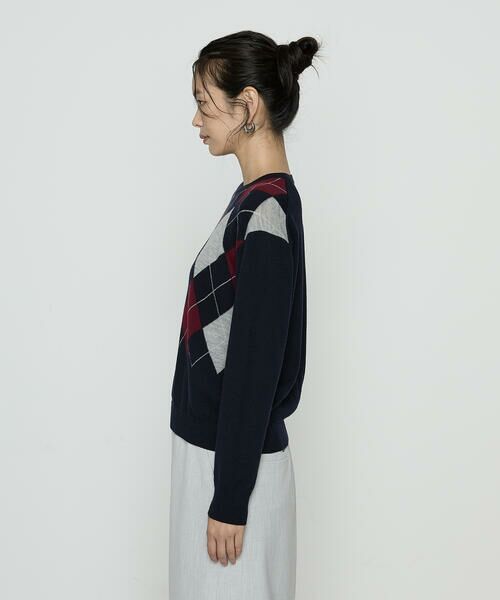 COMME CA COMFORT / コムサ・コンフォート（Lサイズ） ニット・セーター | 〔 TALLサイズ 〕 アーガイルニット プルオーバー | 詳細15