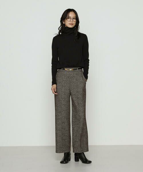 COMME CA COMFORT / コムサ・コンフォート（Lサイズ） カットソー | 〔 TALLサイズ 〕 ラグウォームリブニット タートルネックプルオーバー | 詳細9