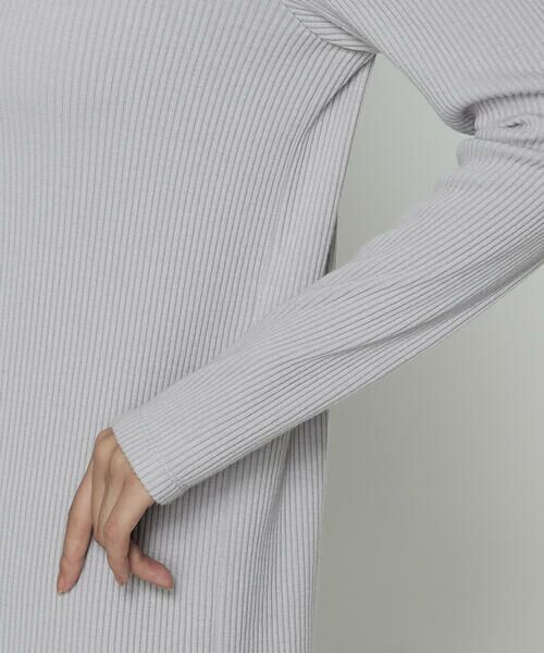 COMME CA COMFORT / コムサ・コンフォート（Lサイズ） カットソー | 〔 TALLサイズ 〕 ラグウォームリブニット タートルネックプルオーバー | 詳細28