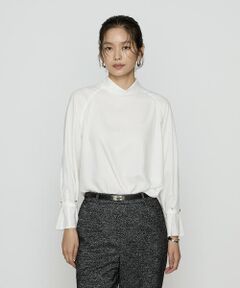 COMME CA COMFORT / コムサ・コンフォート（Lサイズ） シャツ・ブラウス | 〔 TALLサイズ 〕 フルダルスパンマイクロピーチ ブラウス