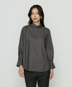 COMME CA COMFORT / コムサ・コンフォート（Lサイズ） シャツ・ブラウス | 〔 TALLサイズ 〕 フルダルスパンマイクロピーチ ブラウス