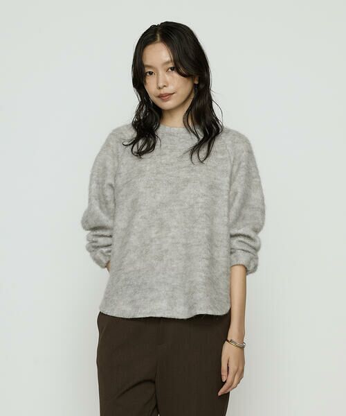 COMME CA COMFORT / コムサ・コンフォート（Lサイズ） カットソー | 〔 TALLサイズ 〕 アルパカ混 ラグランスリーブプルオーバー | 詳細3