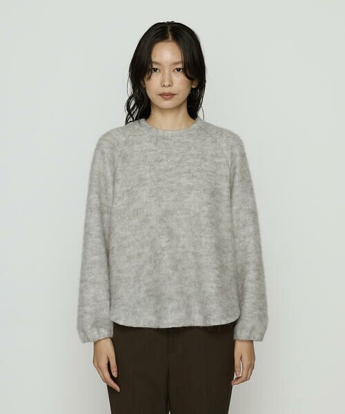 COMME CA COMFORT / コムサ・コンフォート（Lサイズ） カットソー | 〔 TALLサイズ 〕 アルパカ混 ラグランスリーブプルオーバー | 詳細5