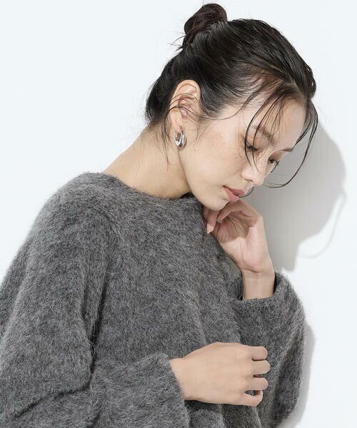 COMME CA COMFORT / コムサ・コンフォート（Lサイズ） カットソー | 〔 TALLサイズ 〕 アルパカ混 ラグランスリーブプルオーバー | 詳細21