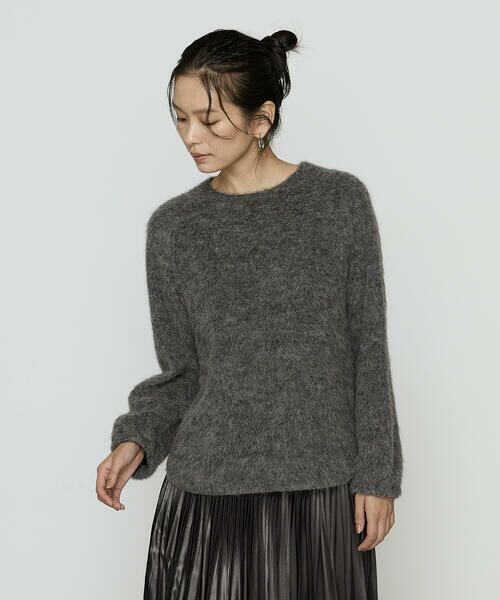 COMME CA COMFORT / コムサ・コンフォート（Lサイズ） カットソー | 〔 TALLサイズ 〕 アルパカ混 ラグランスリーブプルオーバー | 詳細17