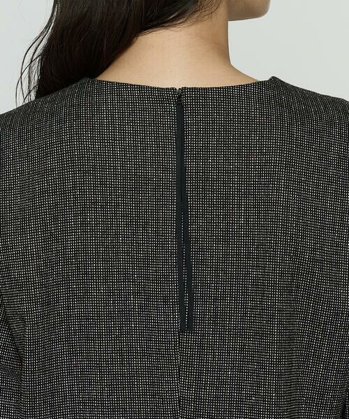 COMME CA COMFORT / コムサ・コンフォート（Lサイズ） シャツ・ブラウス | 〔 TALLサイズ 〕 ピンヘッドツイード ペプラムブラウス | 詳細7