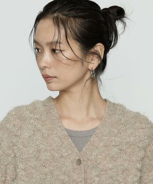 COMME CA COMFORT / コムサ・コンフォート（Lサイズ） カーディガン・ボレロ | 〔 TALLサイズ 〕 パイル編み  Vネックカーディガン | 詳細16