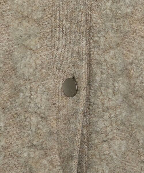 COMME CA COMFORT / コムサ・コンフォート（Lサイズ） カーディガン・ボレロ | 〔 TALLサイズ 〕 パイル編み  Vネックカーディガン | 詳細19