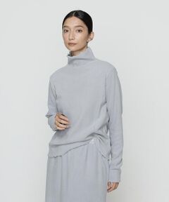 COMME CA COMFORT / コムサ・コンフォート（Lサイズ） カットソー | 〔 +サイズ 〕 ニットコール タートルネック　カットソー