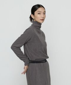 COMME CA COMFORT / コムサ・コンフォート（Lサイズ） カットソー | 〔 +サイズ 〕 ニットコール タートルネック　カットソー