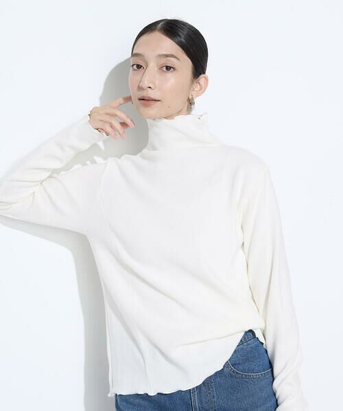 COMME CA COMFORT / コムサ・コンフォート（Lサイズ） カットソー | 〔 +サイズ 〕 ニットコール タートルネック　カットソー | 詳細5