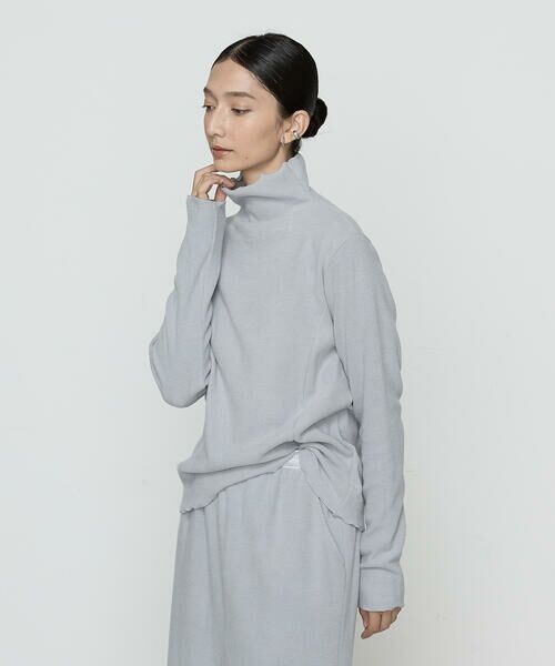COMME CA COMFORT / コムサ・コンフォート（Lサイズ） カットソー | 〔 +サイズ 〕 ニットコール タートルネック　カットソー | 詳細7