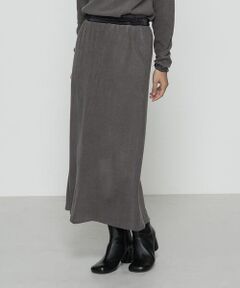 COMME CA COMFORT / コムサ・コンフォート（Lサイズ） ロング・マキシ丈スカート | 〔 +サイズ 〕 ニットコール タイトスカート