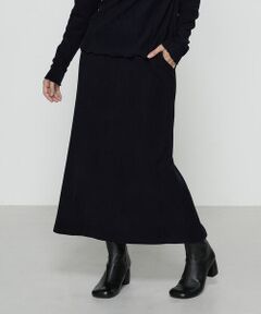 COMME CA COMFORT / コムサ・コンフォート（Lサイズ） ロング・マキシ丈スカート | 〔 +サイズ 〕 ニットコール タイトスカート
