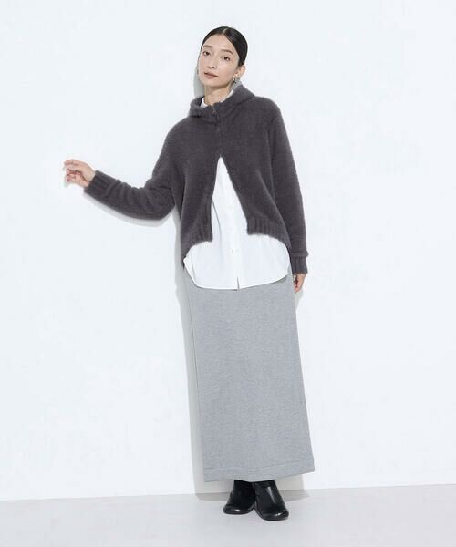 COMME CA COMFORT / コムサ・コンフォート（Lサイズ） パーカー | 〔 +サイズ 〕 マイクロナイロンフェザーヤーン パーカ | 詳細17