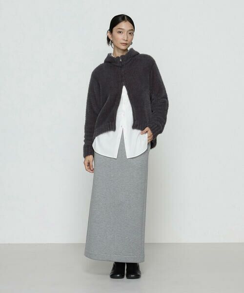 COMME CA COMFORT / コムサ・コンフォート（Lサイズ） パーカー | 〔 +サイズ 〕 マイクロナイロンフェザーヤーン パーカ | 詳細6