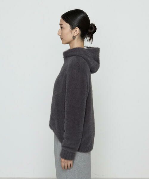 COMME CA COMFORT / コムサ・コンフォート（Lサイズ） パーカー | 〔 +サイズ 〕 マイクロナイロンフェザーヤーン パーカ | 詳細10