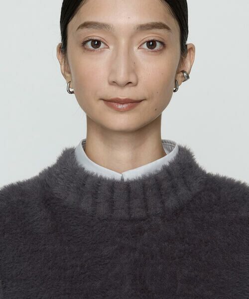 COMME CA COMFORT / コムサ・コンフォート（Lサイズ） その他トップス | 〔 +サイズ 〕 マイクロナイロンフェザーヤーン 2WAYベスト | 詳細13