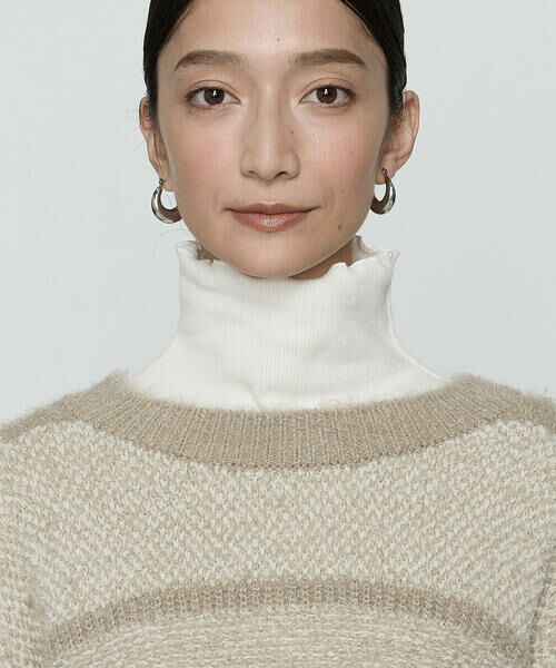 COMME CA COMFORT / コムサ・コンフォート（Lサイズ） ニット・セーター | 〔 +サイズ 〕 ふわもこモールシャギーヤーン ファーセーター | 詳細13