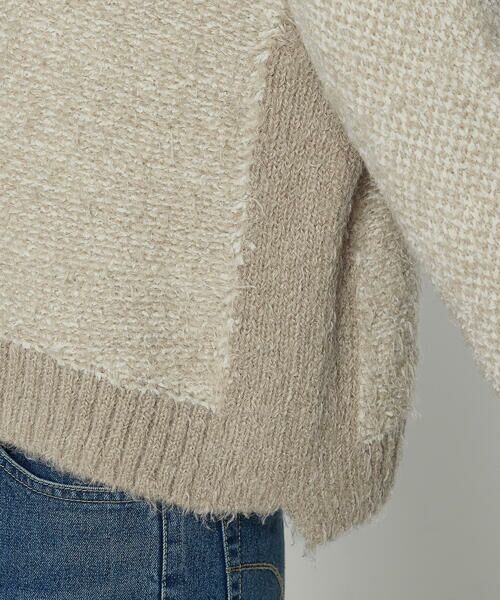 COMME CA COMFORT / コムサ・コンフォート（Lサイズ） ニット・セーター | 〔 +サイズ 〕 ふわもこモールシャギーヤーン ファーセーター | 詳細15