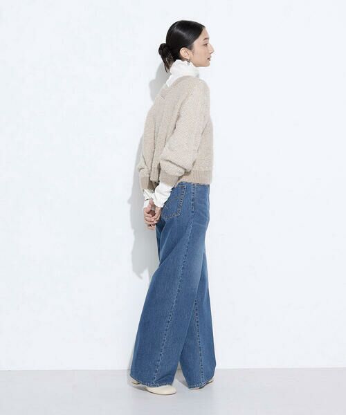 COMME CA COMFORT / コムサ・コンフォート（Lサイズ） ニット・セーター | 〔 +サイズ 〕 ふわもこモールシャギーヤーン ファーセーター | 詳細18