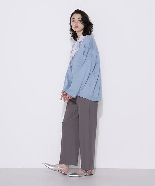 COMME CA COMFORT / コムサ・コンフォート（Lサイズ） その他パンツ | 〔 TALLサイズ 〕 コンパクトハリジャージー ワイドパンツ | 詳細2