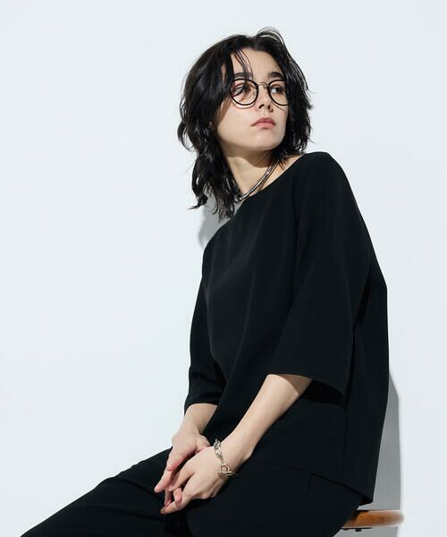 COMME CA COMFORT / コムサ・コンフォート（Lサイズ） シャツ・ブラウス | 〔 TALLサイズ 〕 トリアセダブルクロス Tブラウス | 詳細3