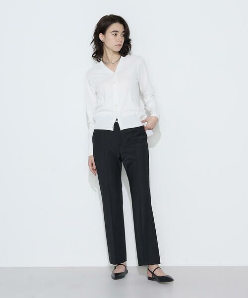 COMME CA COMFORT / コムサ・コンフォート（Lサイズ） カーディガン・ボレロ | 〔 TALLサイズ 〕 コットンダルストレッチ Vネックカーディガン | 詳細1